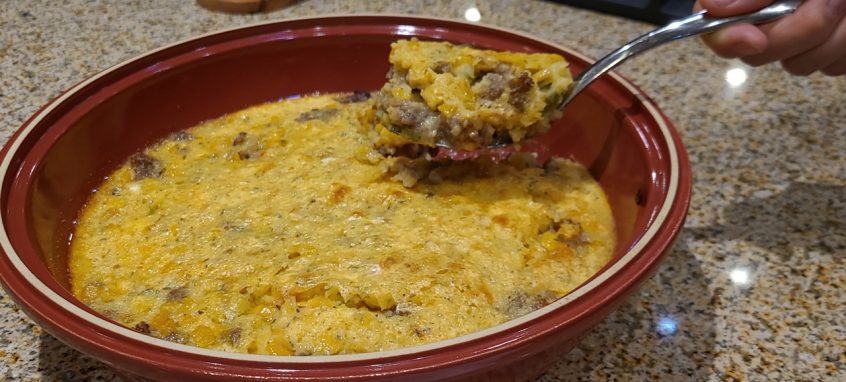 Photo of Sausage and Corn Pudding